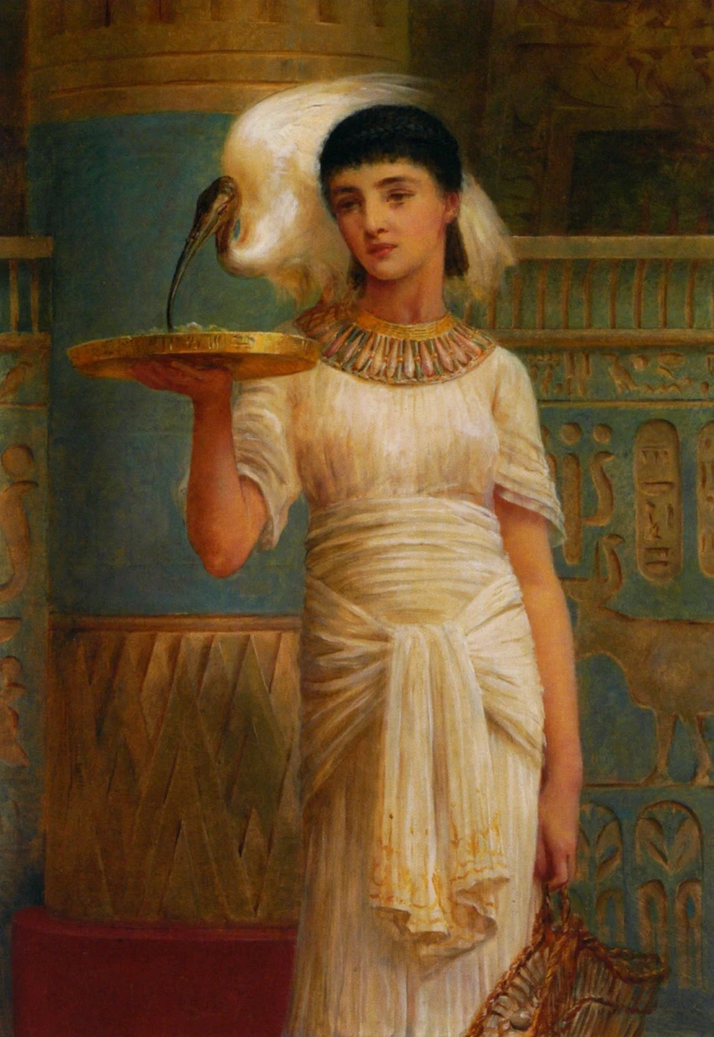 Alethe, custode del Sacro Ibis nel Tempio di Iside - dettaglio